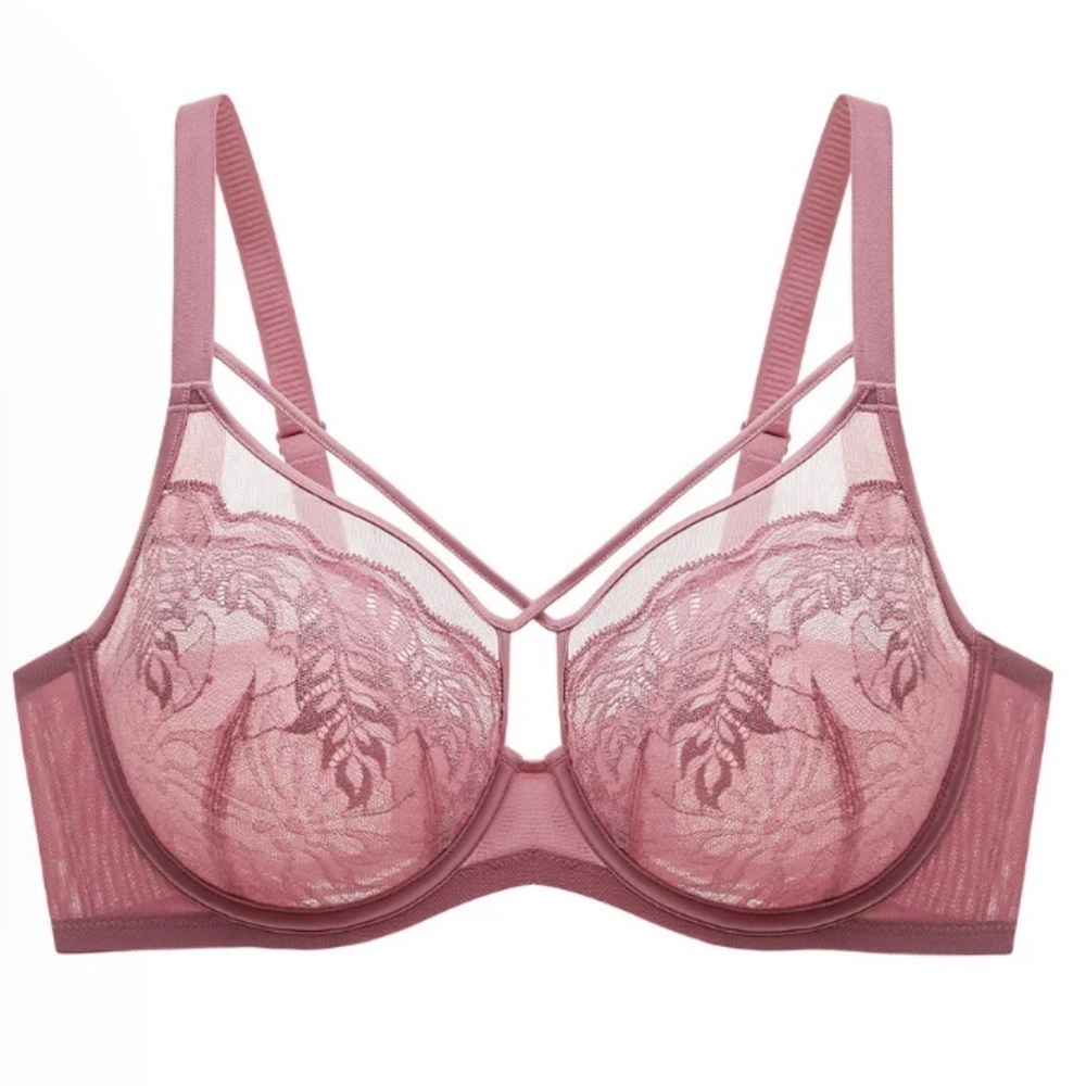 UNDERSTANCE Sz 42C Bra Gemma FlexWire Unpadded Underwire Lace NEW WITH TAG